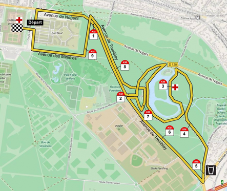 10km du Chateau à Vincennes, le 4 juin 2017