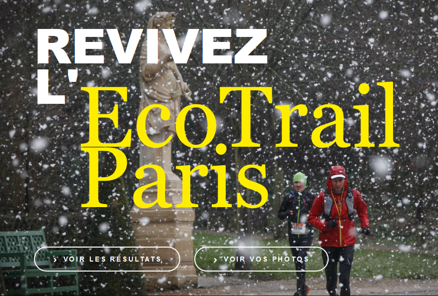EcoTrail Paris 17-18 mars 2018