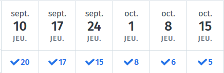 La gazette du 12 Octobre 2020