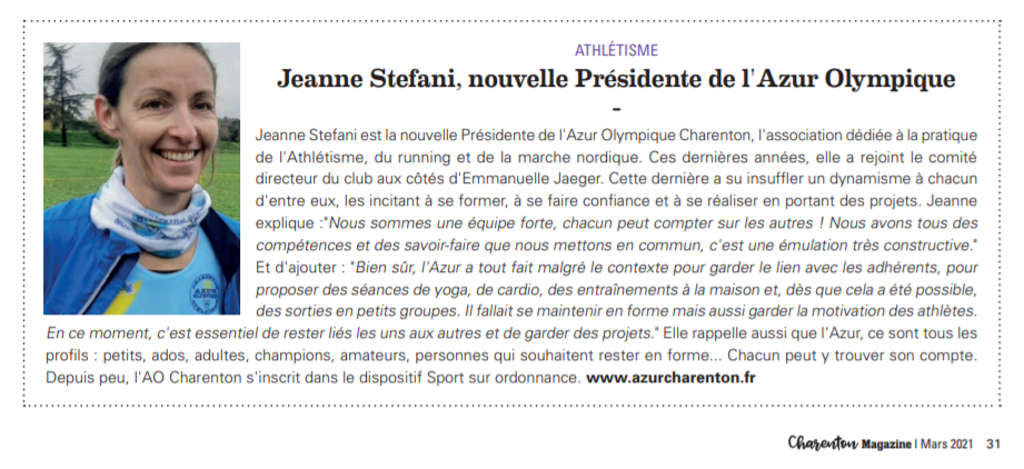 La Gazette du 15 Mars 2021