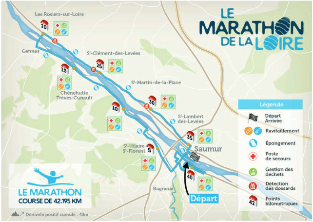 Marathon de Saumur, le 16 avril 2017