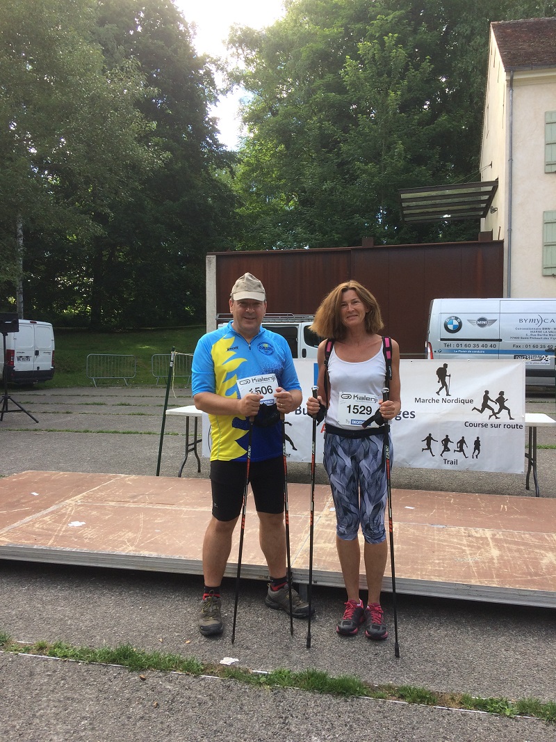 Sortie Marche Nordique à Bussy Saint Georges, 11 juin 2017